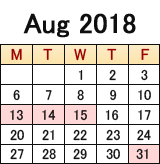 calender August