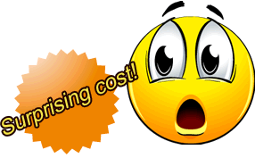 Surprising cost!